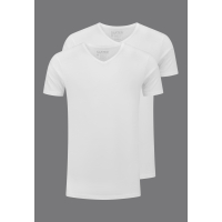 Slater T-Shirt V-Neck White